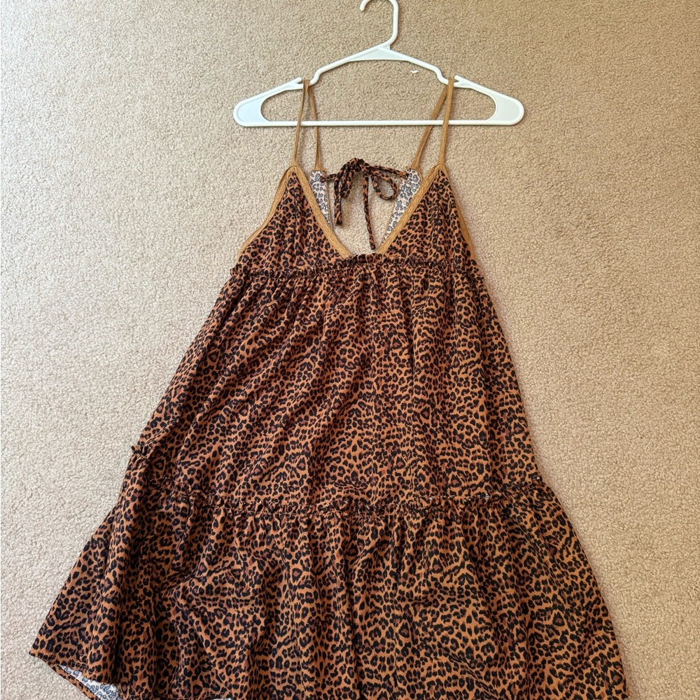 Vestique Leopard Print Dress